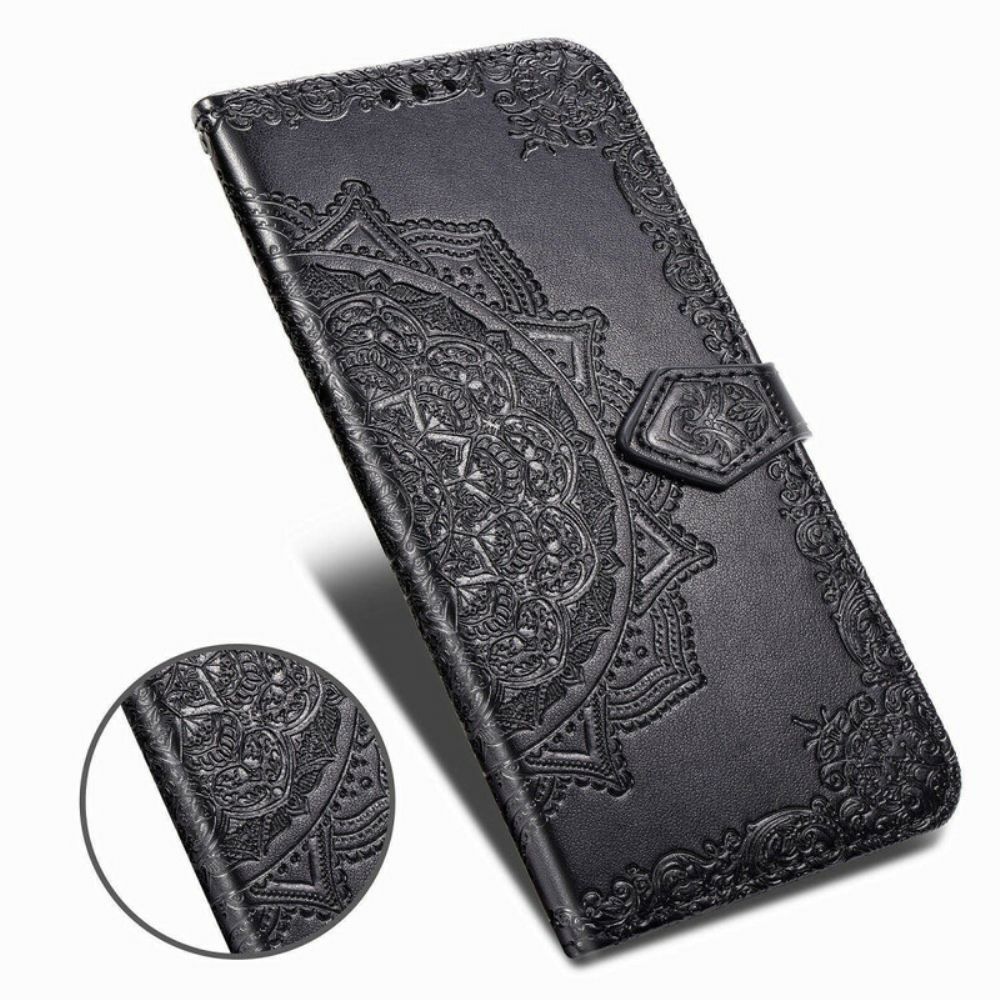 Flip Case Für Xiaomi Redmi Note 8T Mandala Aus Dem Mittelalter