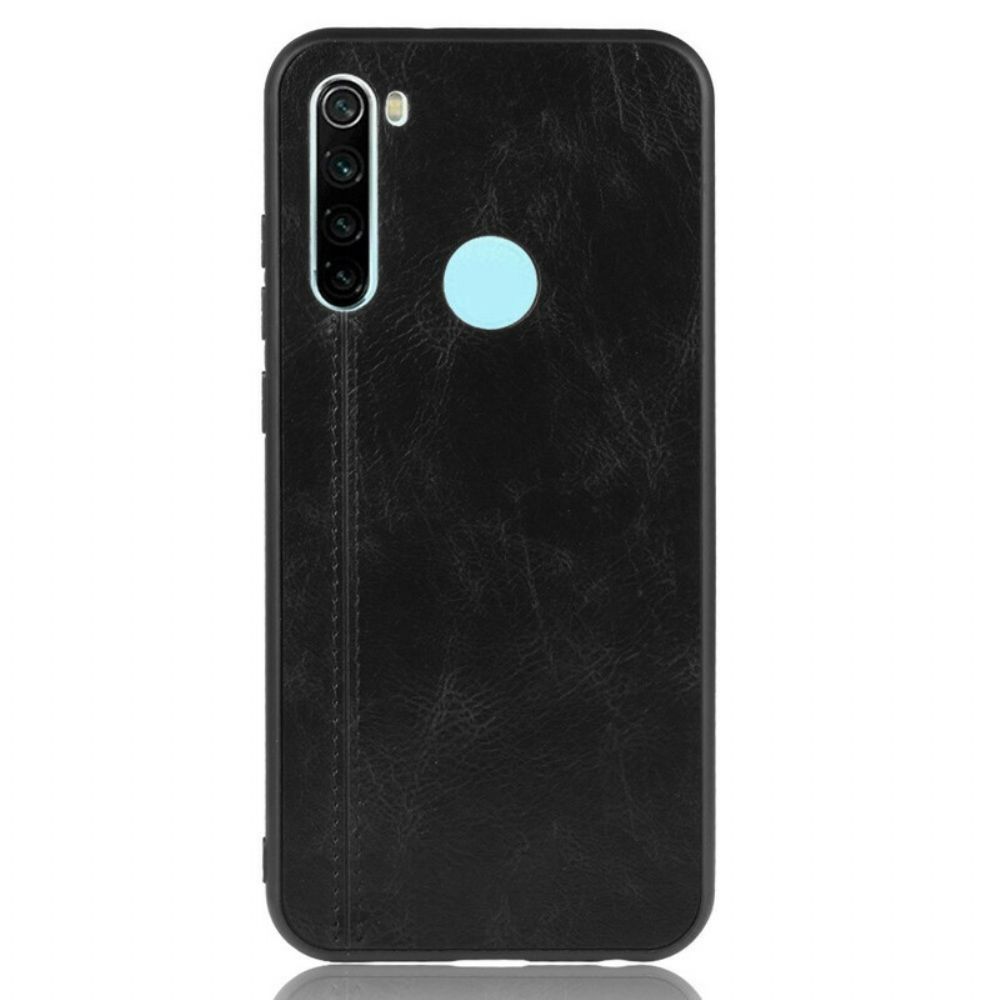 Handyhülle Für Xiaomi Redmi Note 8T Nähte Lederoptik