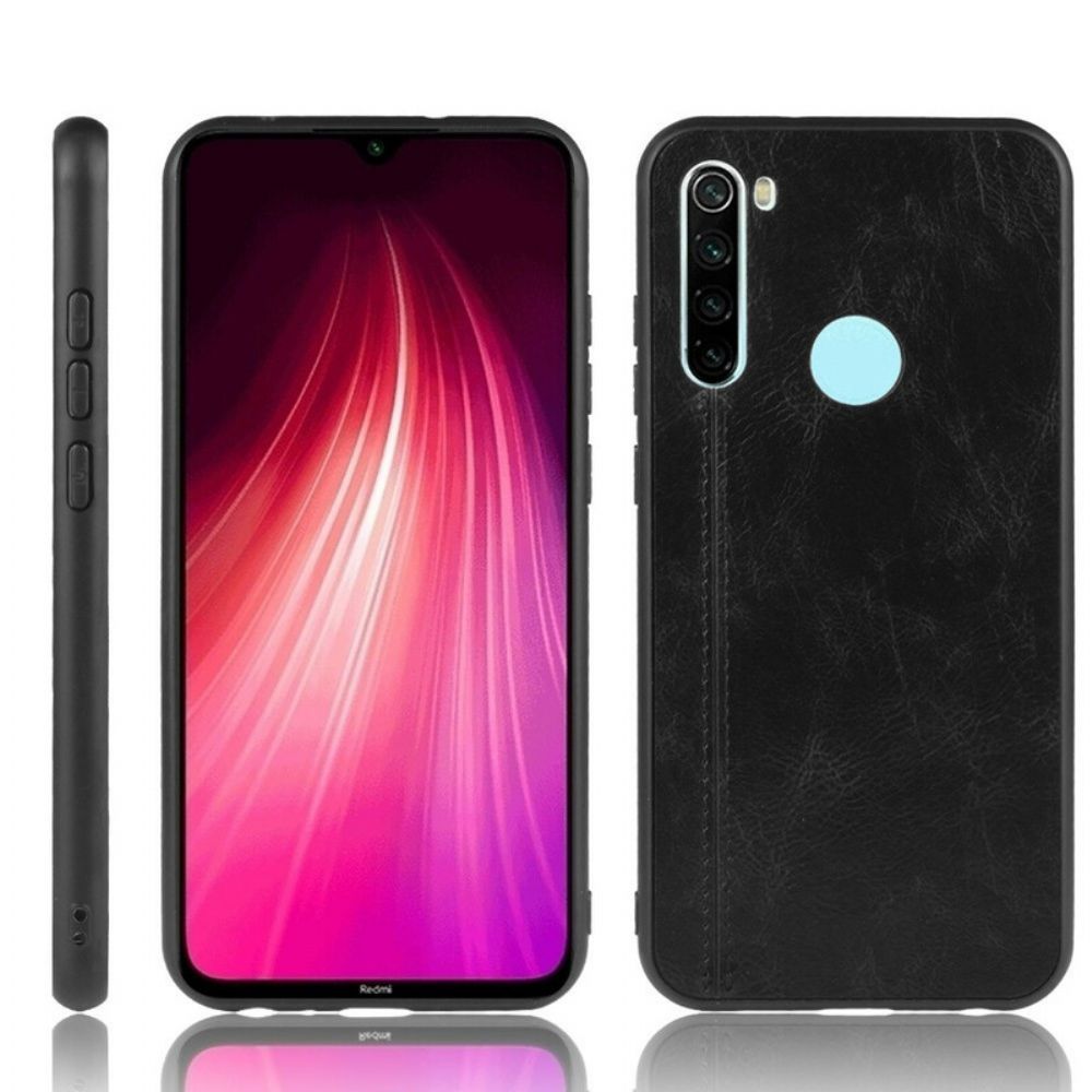 Handyhülle Für Xiaomi Redmi Note 8T Nähte Lederoptik