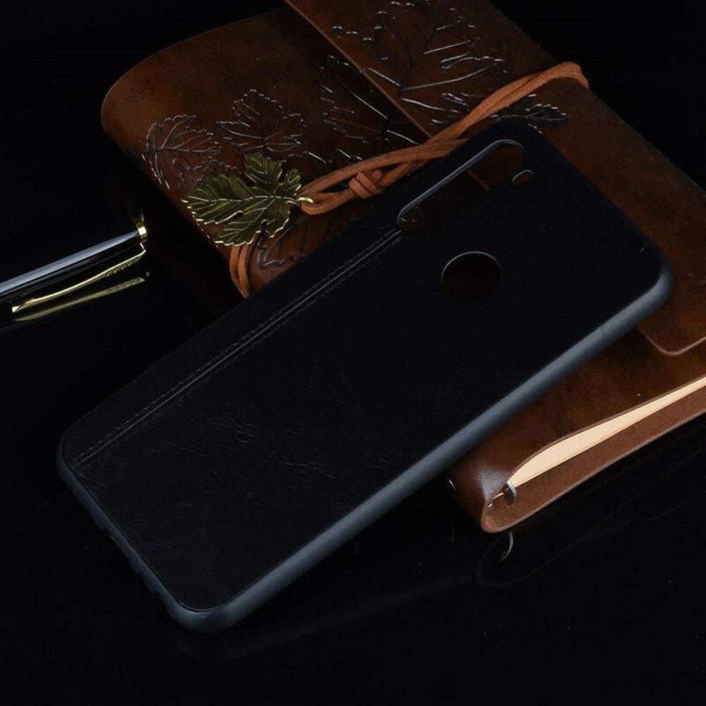 Handyhülle Für Xiaomi Redmi Note 8T Nähte Lederoptik