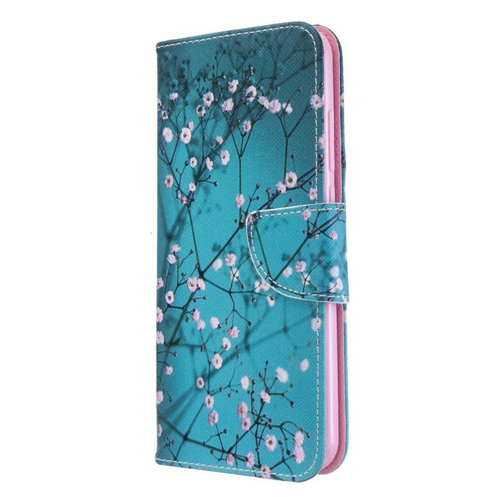 Lederhüllen Für Xiaomi Redmi Note 8T Blühender Baum