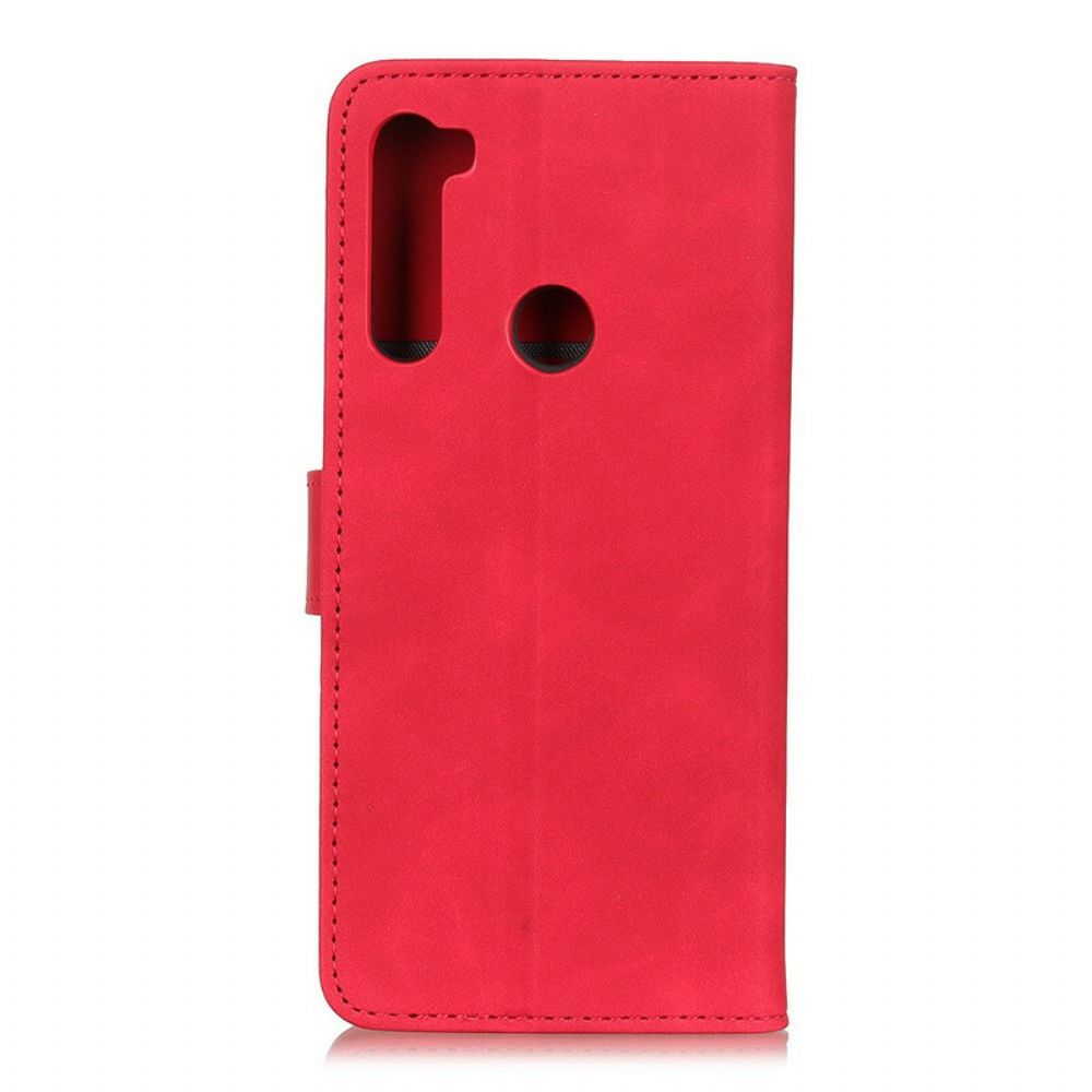 Lederhüllen Für Xiaomi Redmi Note 8T Matter Vintage-ledereffekt Khazneh
