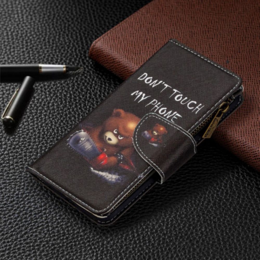 Lederhüllen Für Xiaomi Redmi Note 8T Tasche Mit Reißverschluss