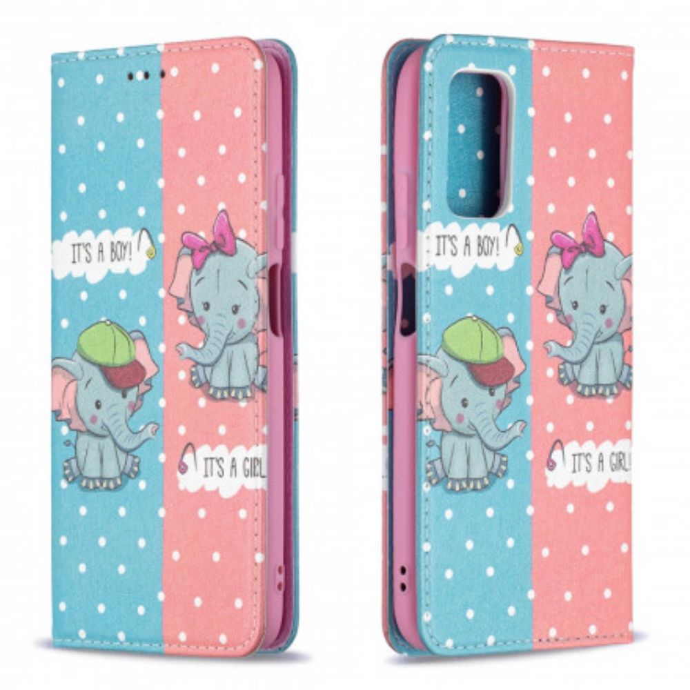 Schutzhülle Für Poco M3 Flip Case Elefantenbabys