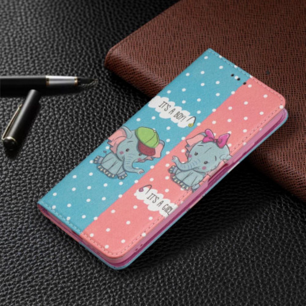 Schutzhülle Für Poco M3 Flip Case Elefantenbabys