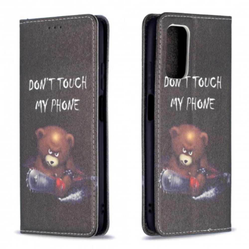 Schutzhülle Für Poco M3 Flip Case Gefährlicher Bär