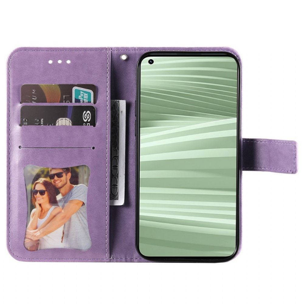 Flip Case Für Realme GT2 Pro Mit Kordel Tanga-mandala