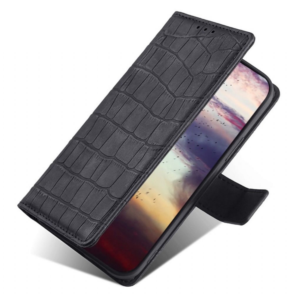 Lederhüllen Für Realme GT2 Pro Krokodilleder-effekt