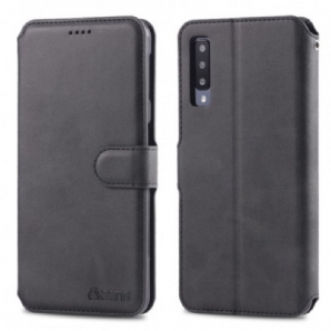 Flip Case Für Samsung Galaxy A50 Azns Retro