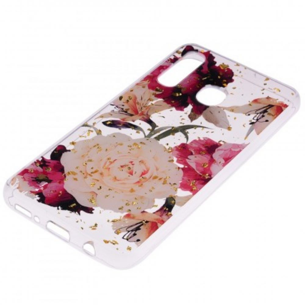 Handyhülle Für Samsung Galaxy A50 Transparente Hervorragende Blumensträuße