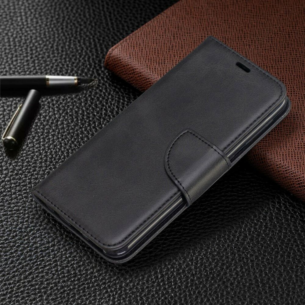 Flip Case Für Samsung Galaxy A20e Flip Case Glatter Schräglappen