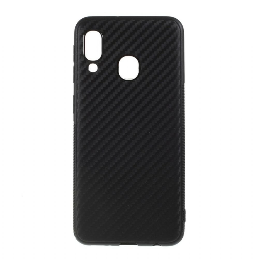 Handyhülle Für Samsung Galaxy A20e Kohlefaser