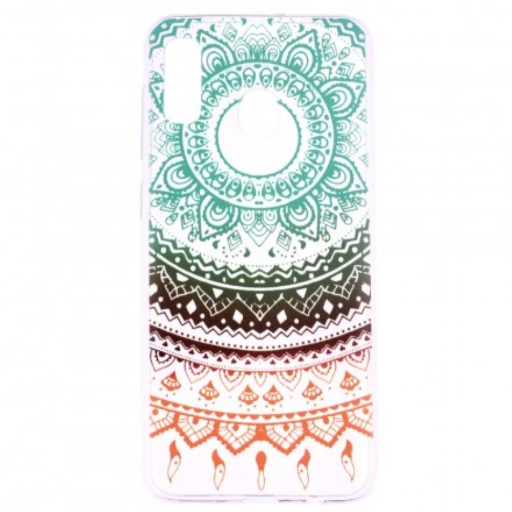 Handyhülle Für Samsung Galaxy A20e Transparentes Farbiges Mandala