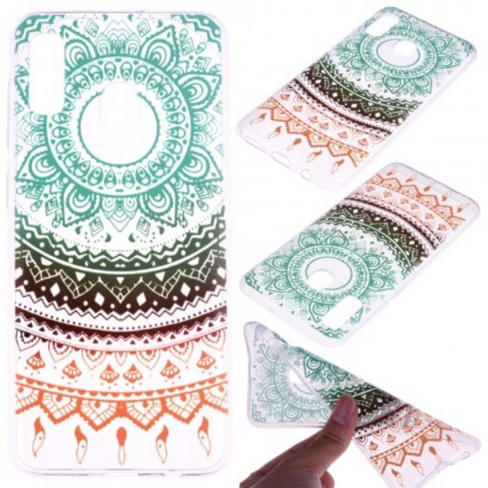 Handyhülle Für Samsung Galaxy A20e Transparentes Farbiges Mandala