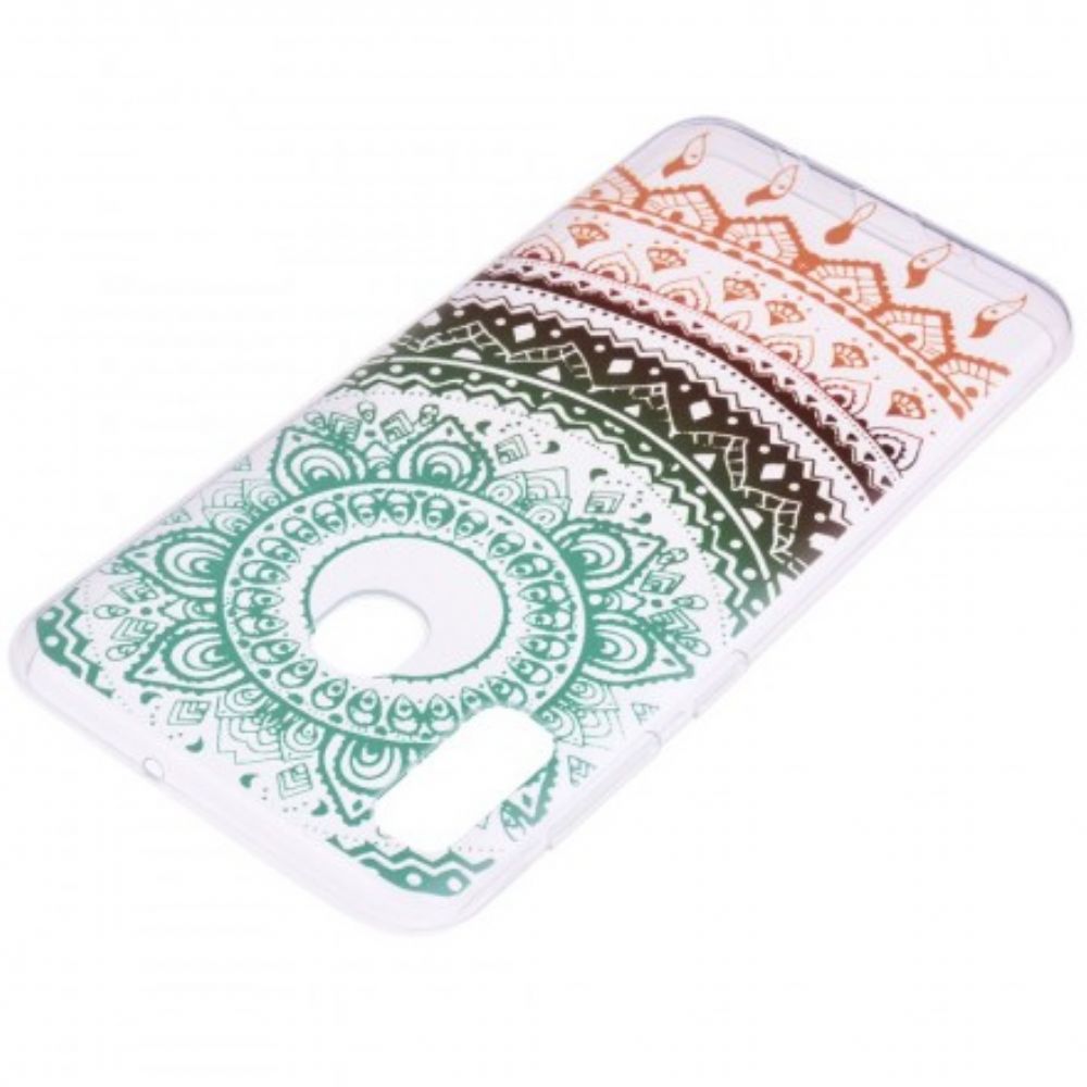 Handyhülle Für Samsung Galaxy A20e Transparentes Farbiges Mandala