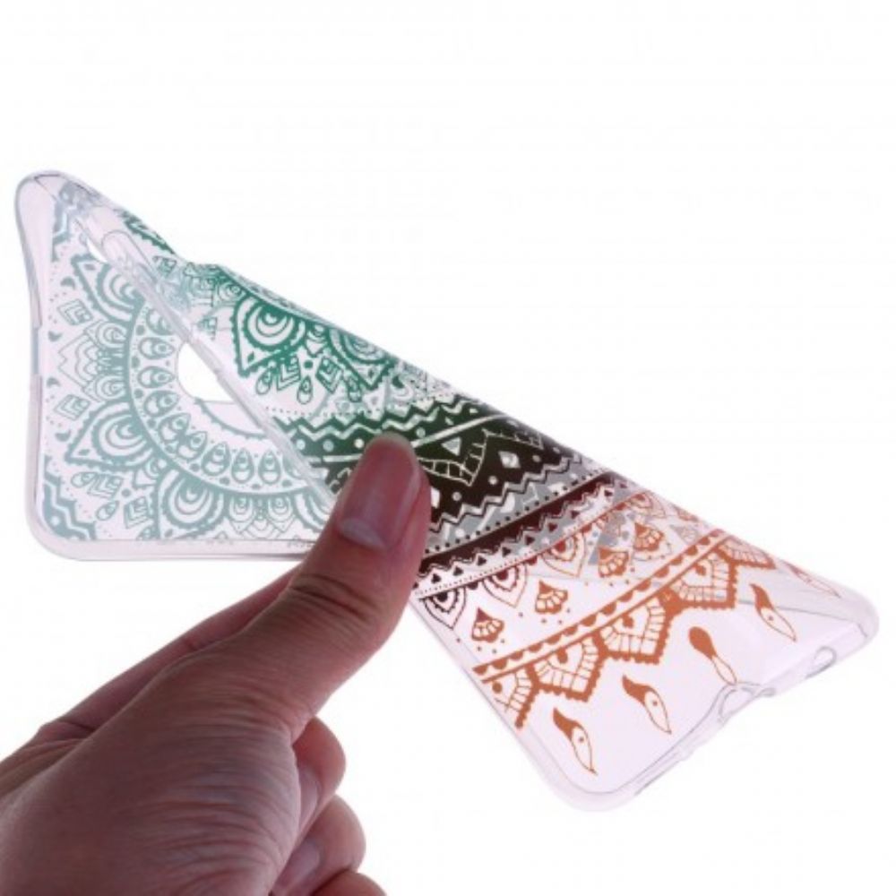 Handyhülle Für Samsung Galaxy A20e Transparentes Farbiges Mandala