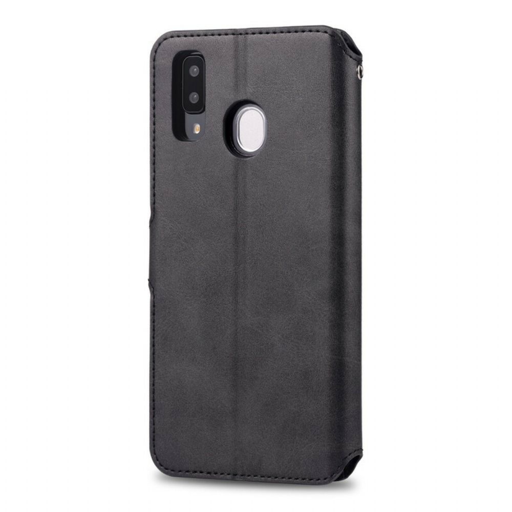 Lederhüllen Für Samsung Galaxy A20e Azns Retro