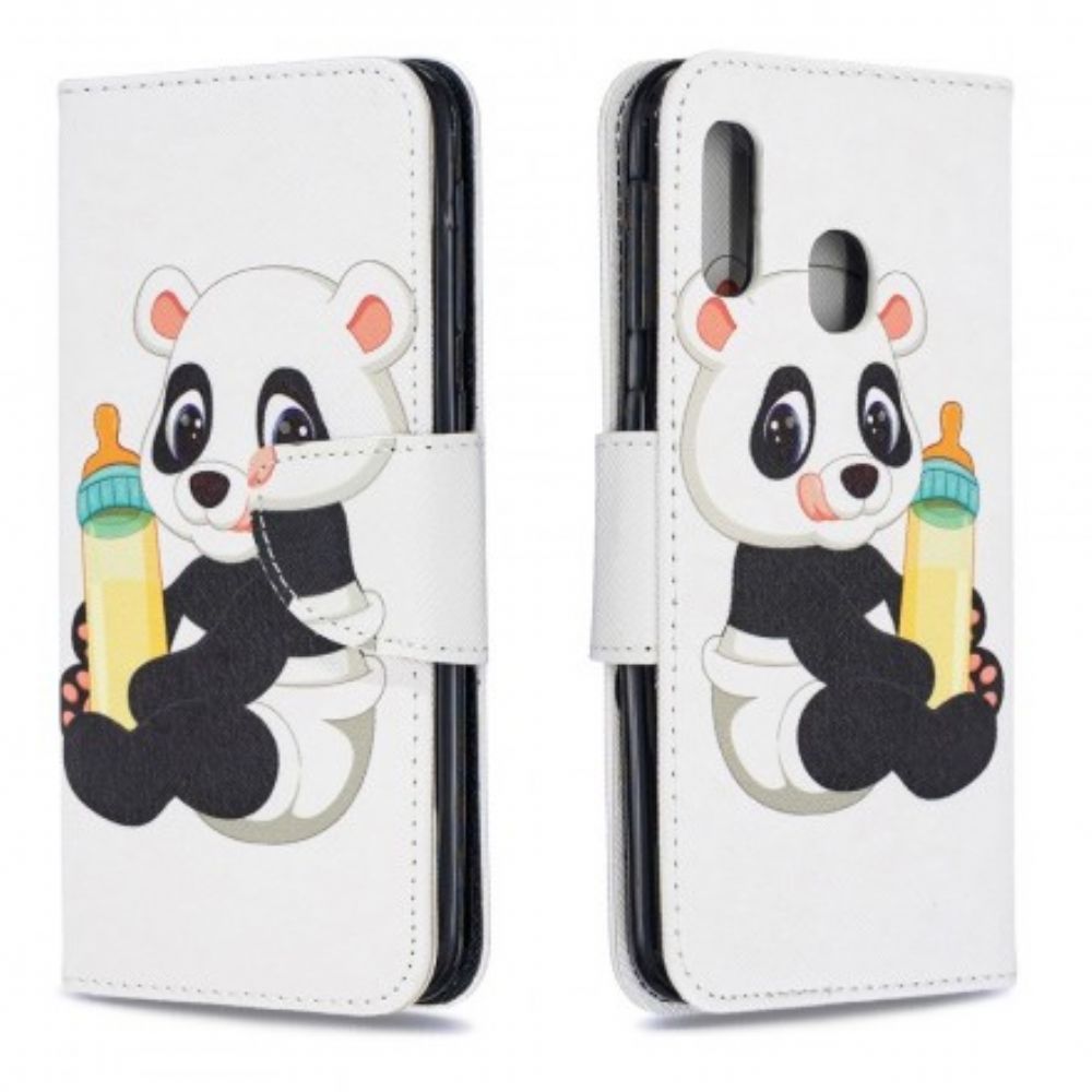 Lederhüllen Für Samsung Galaxy A20e Baby-panda