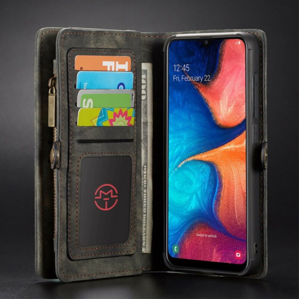 Lederhüllen Für Samsung Galaxy A20e Caseme Abnehmbar