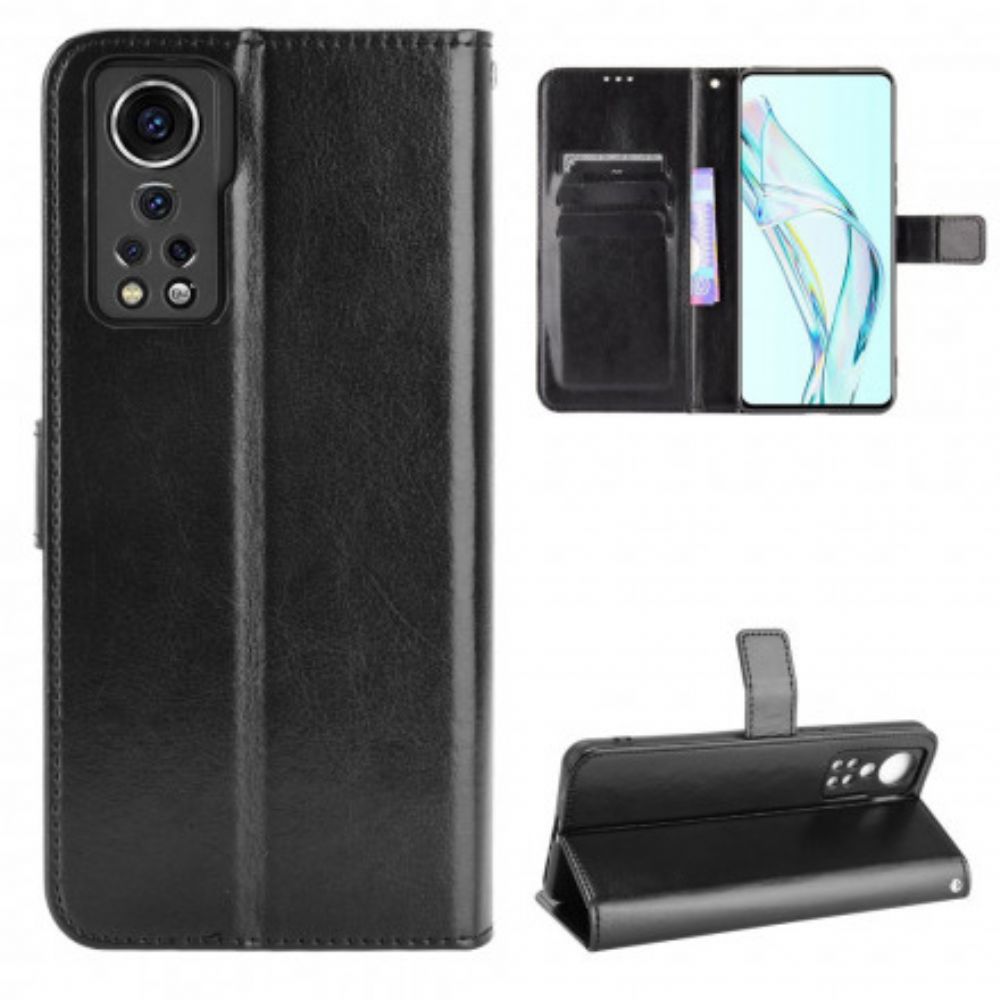 Lederhüllen Für ZTE Axon 30 5G Auffälliges Kunstleder