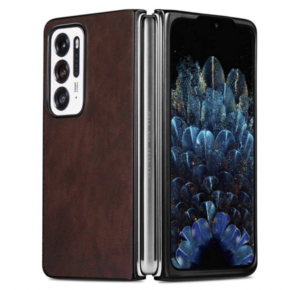 Handyhülle Für Oppo Find N Kunstleder Litschi