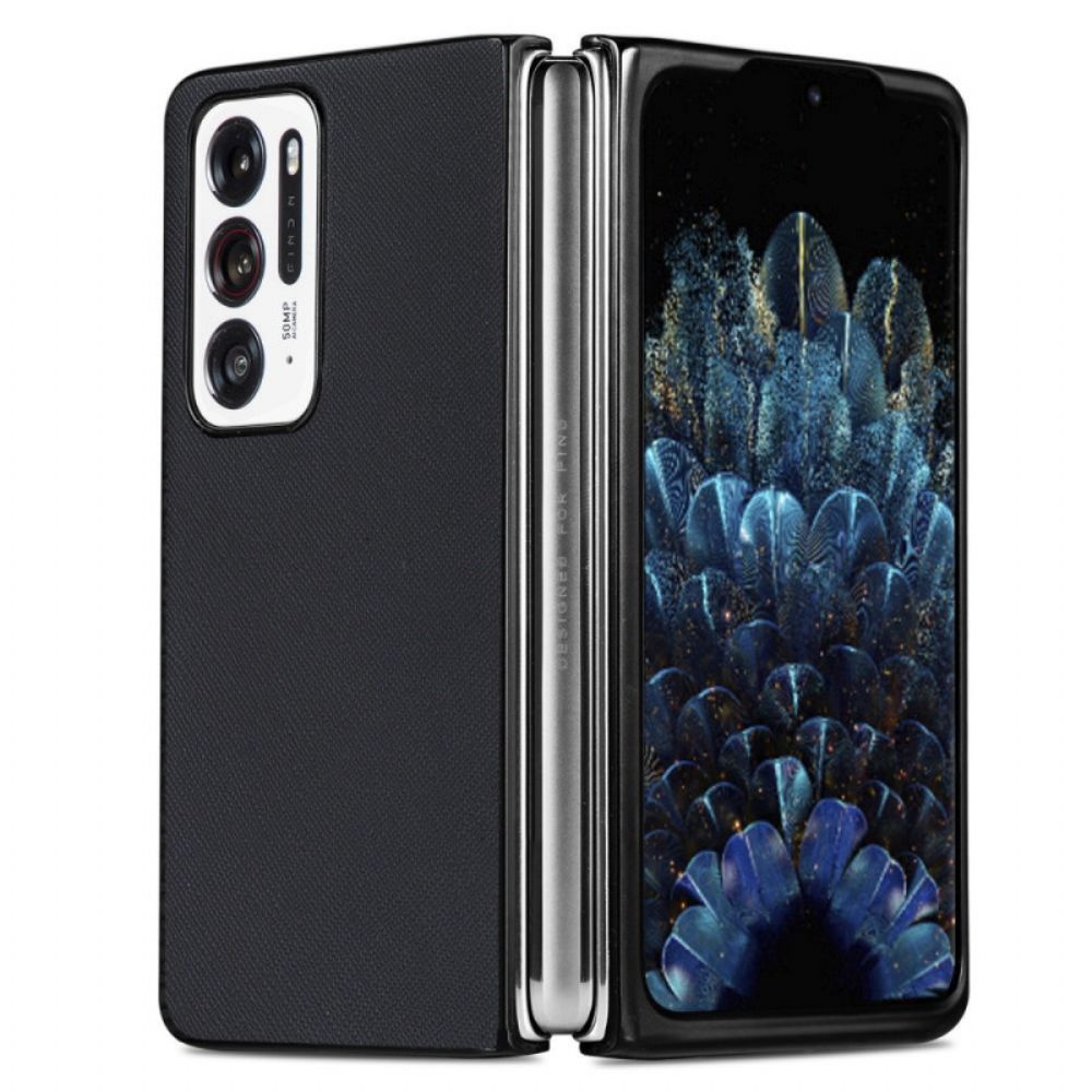Hülle Für Oppo Find N Texturiertes Kunstleder