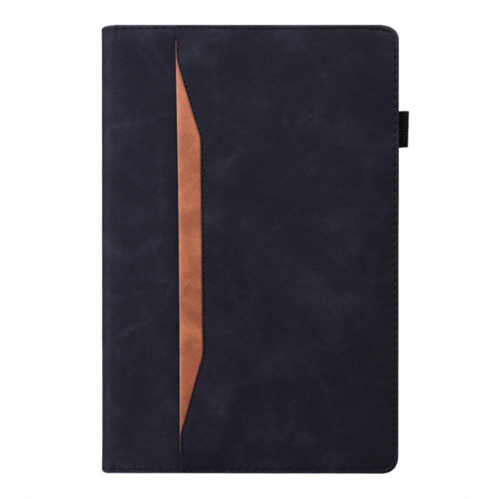 Case Für Samsung Galaxy Tab A8 Business-ledereffekt