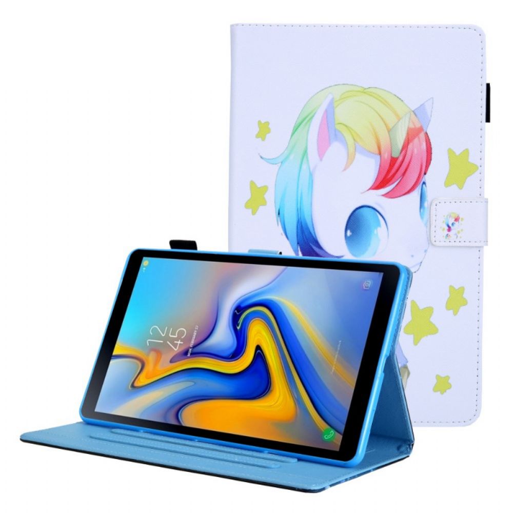 Flip Case Für Samsung Galaxy Tab A8 Einhorn