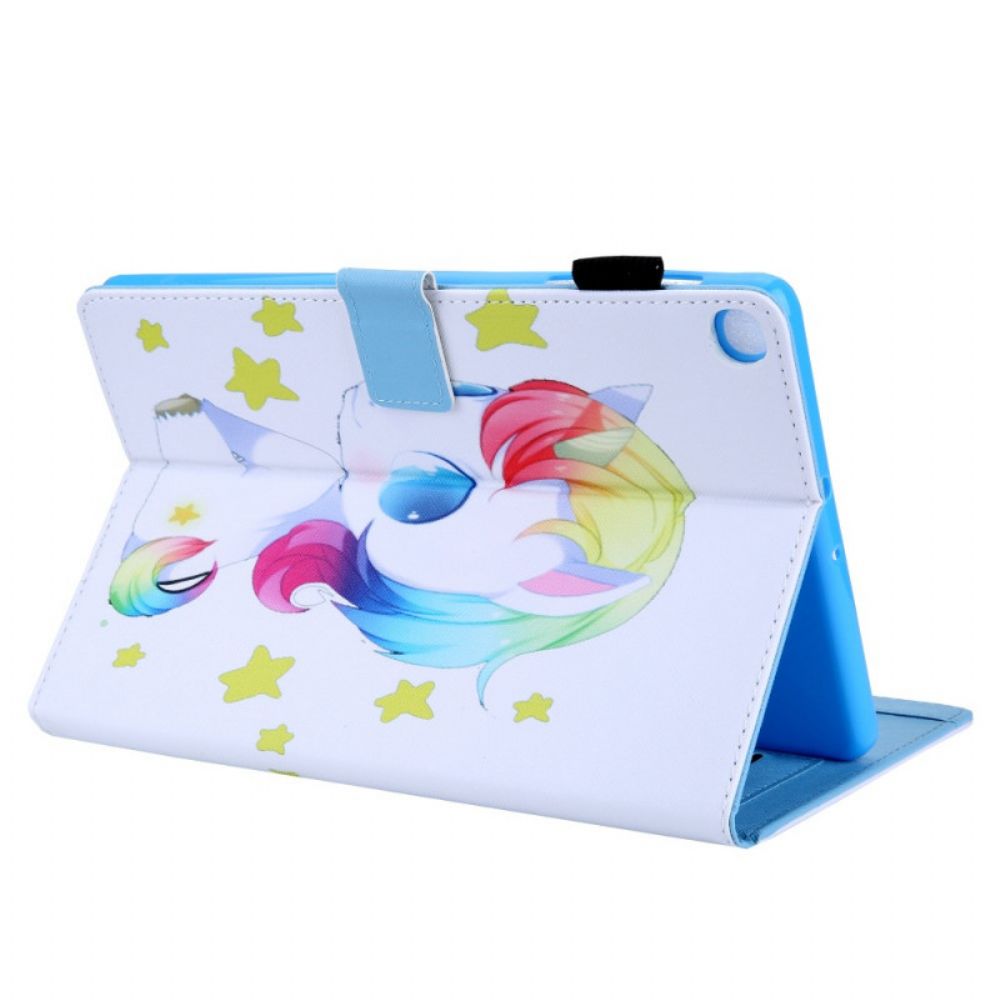 Flip Case Für Samsung Galaxy Tab A8 Einhorn