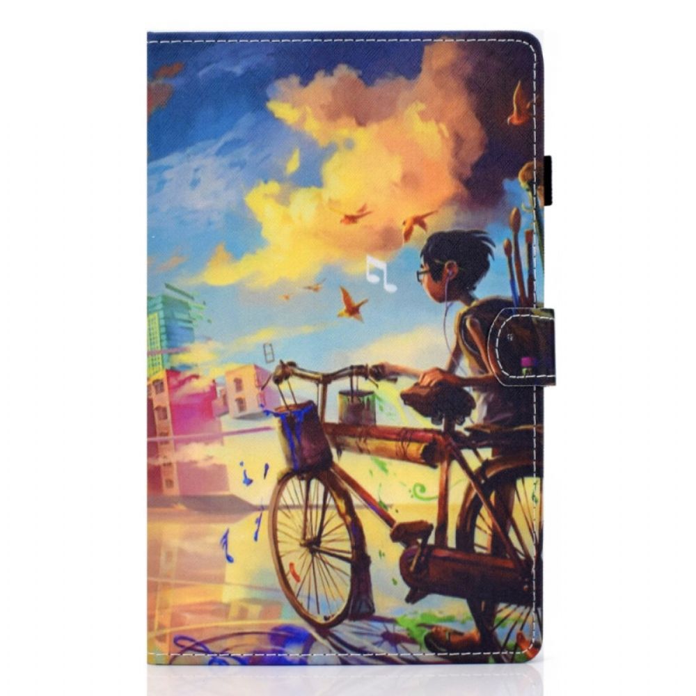 Flip Case Für Samsung Galaxy Tab A8 Fahrrad Art.-nr