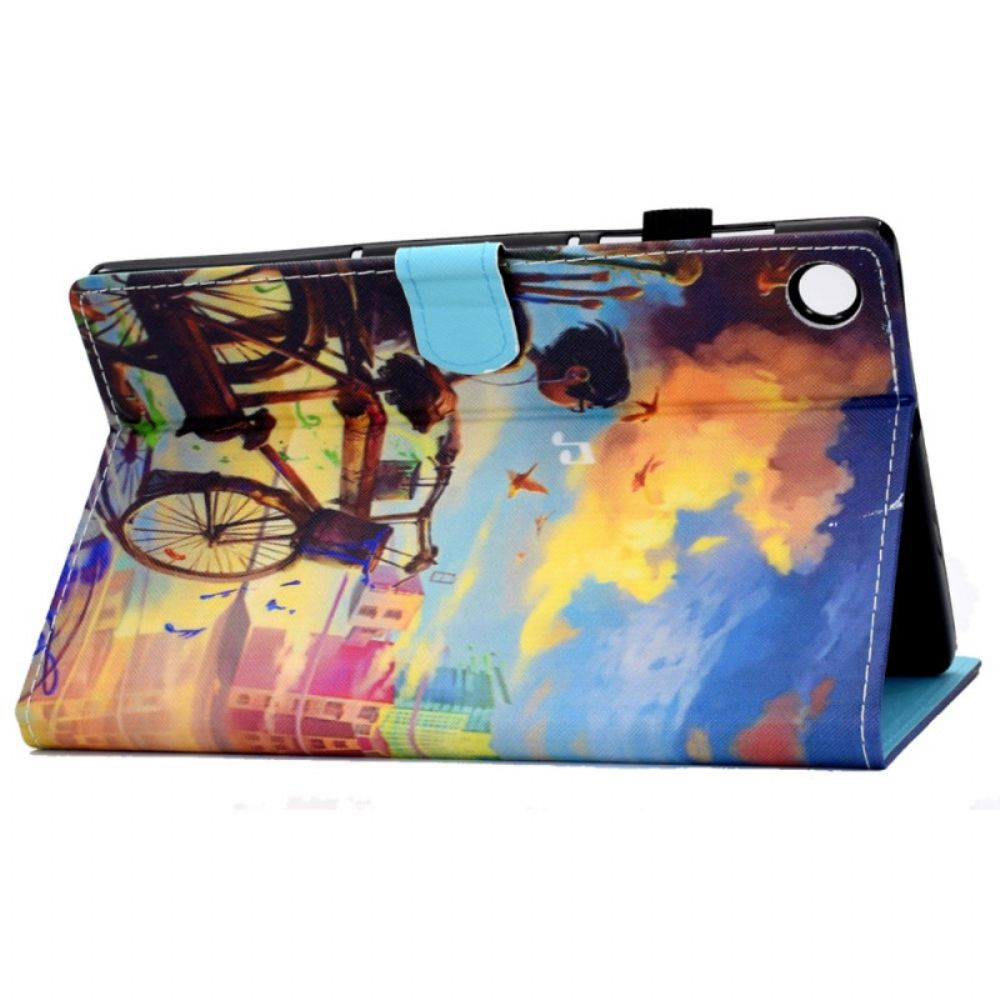 Flip Case Für Samsung Galaxy Tab A8 Fahrrad Art.-nr