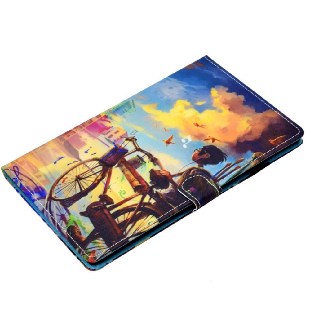 Flip Case Für Samsung Galaxy Tab A8 Fahrrad Art.-nr