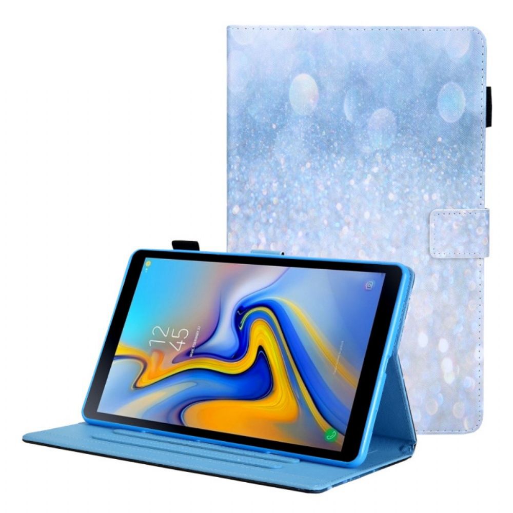 Flip Case Für Samsung Galaxy Tab A8 Glänzende Pailletten