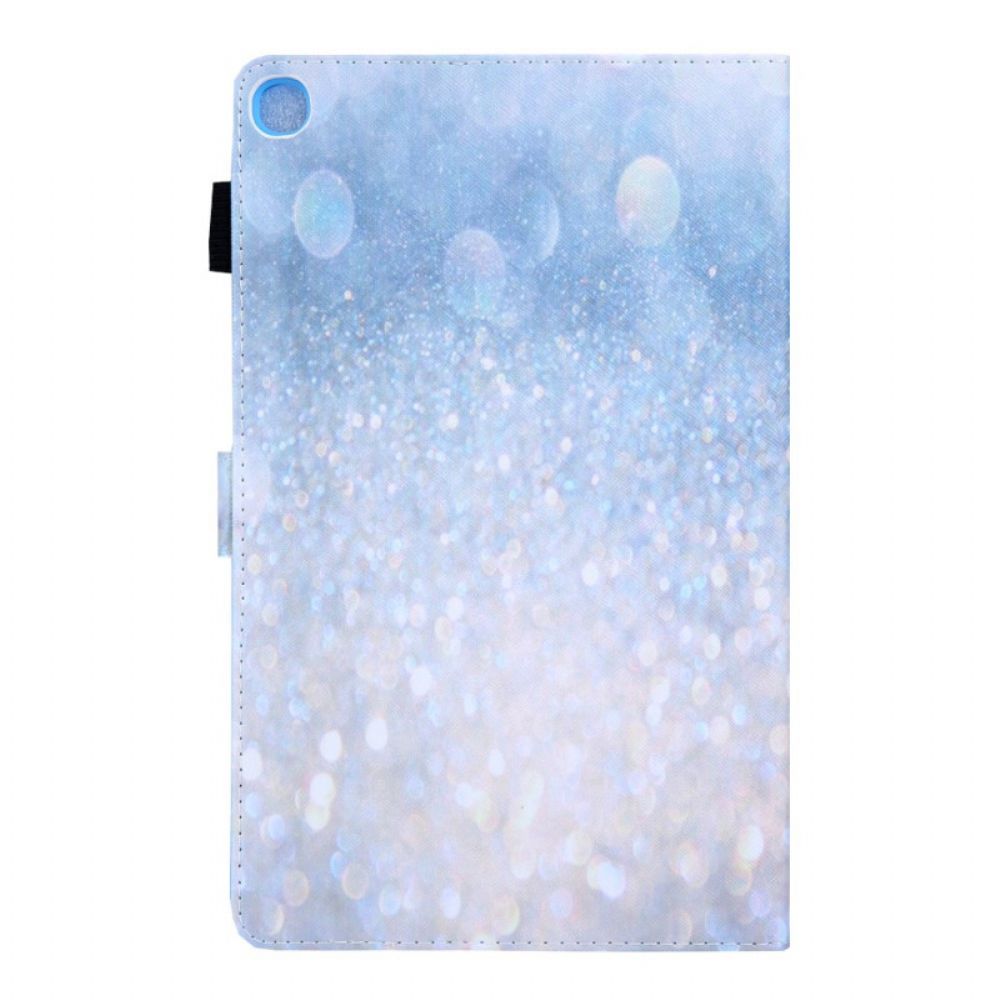 Flip Case Für Samsung Galaxy Tab A8 Glänzende Pailletten