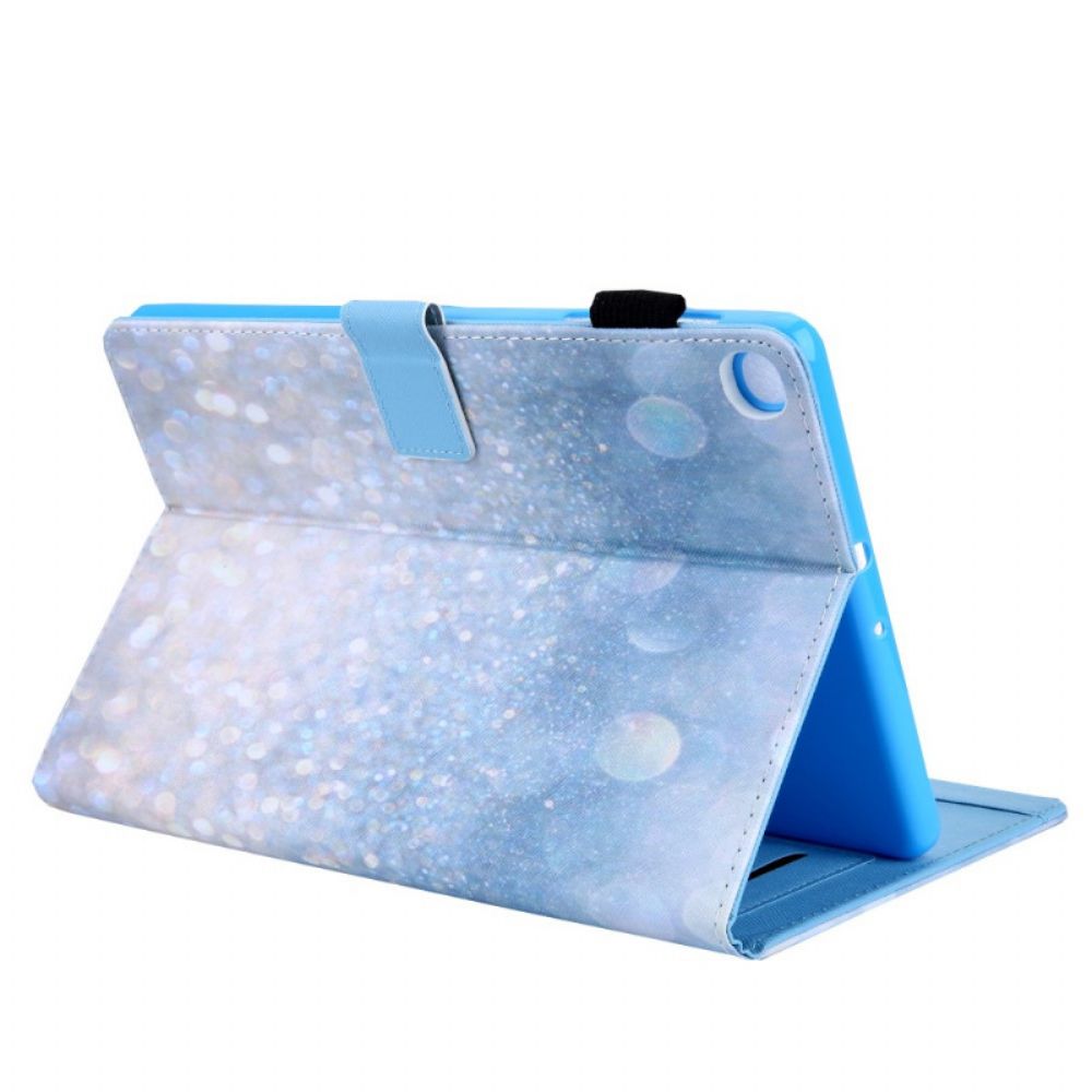 Flip Case Für Samsung Galaxy Tab A8 Glänzende Pailletten