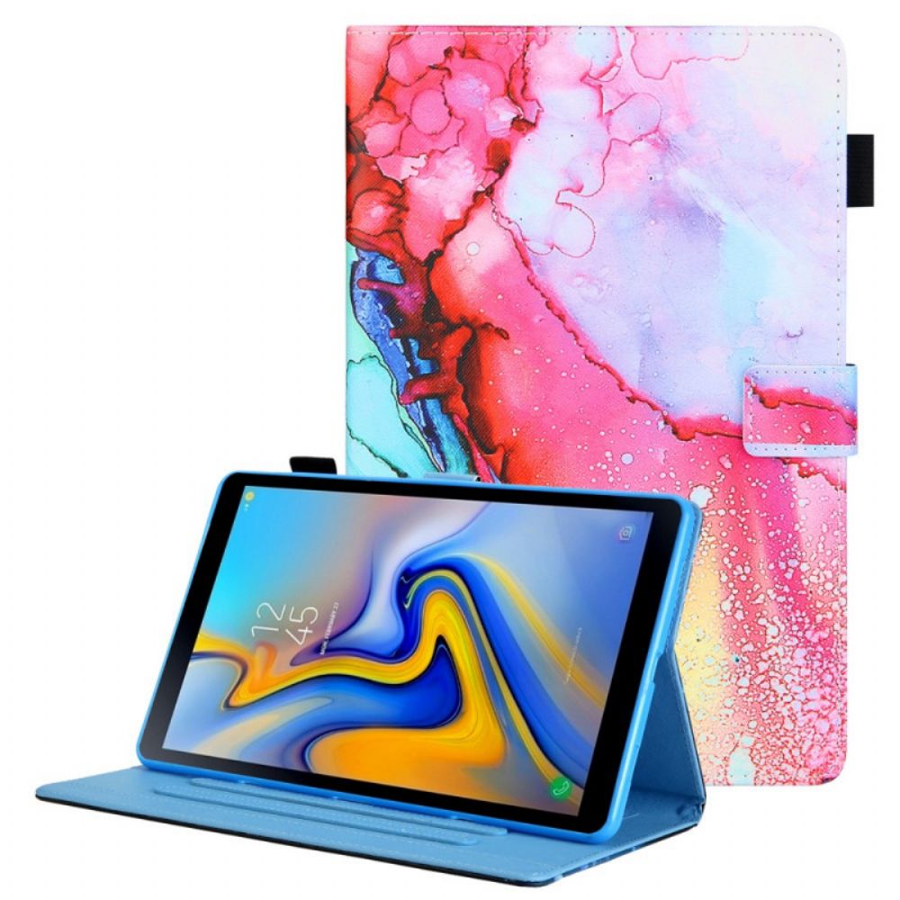 Flip Case Für Samsung Galaxy Tab A8 Marmor-stil