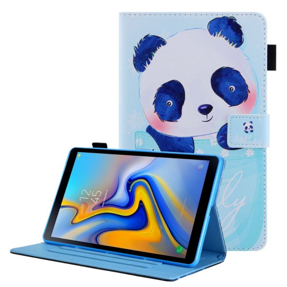 Flip Case Für Samsung Galaxy Tab A8 Schöner Panda