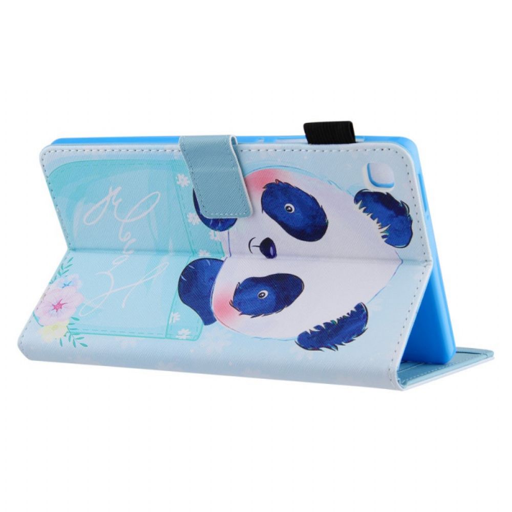 Flip Case Für Samsung Galaxy Tab A8 Schöner Panda