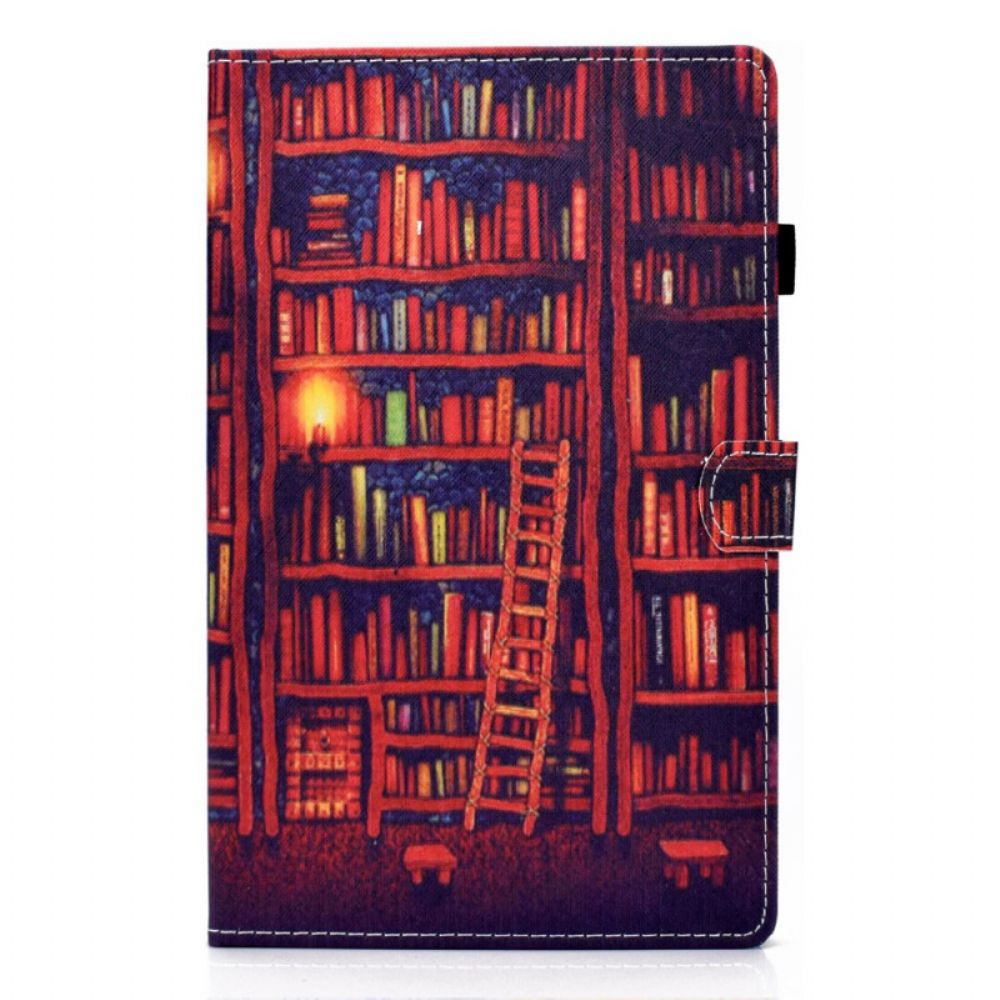 Lederhüllen Für Samsung Galaxy Tab A8 Bibliothek