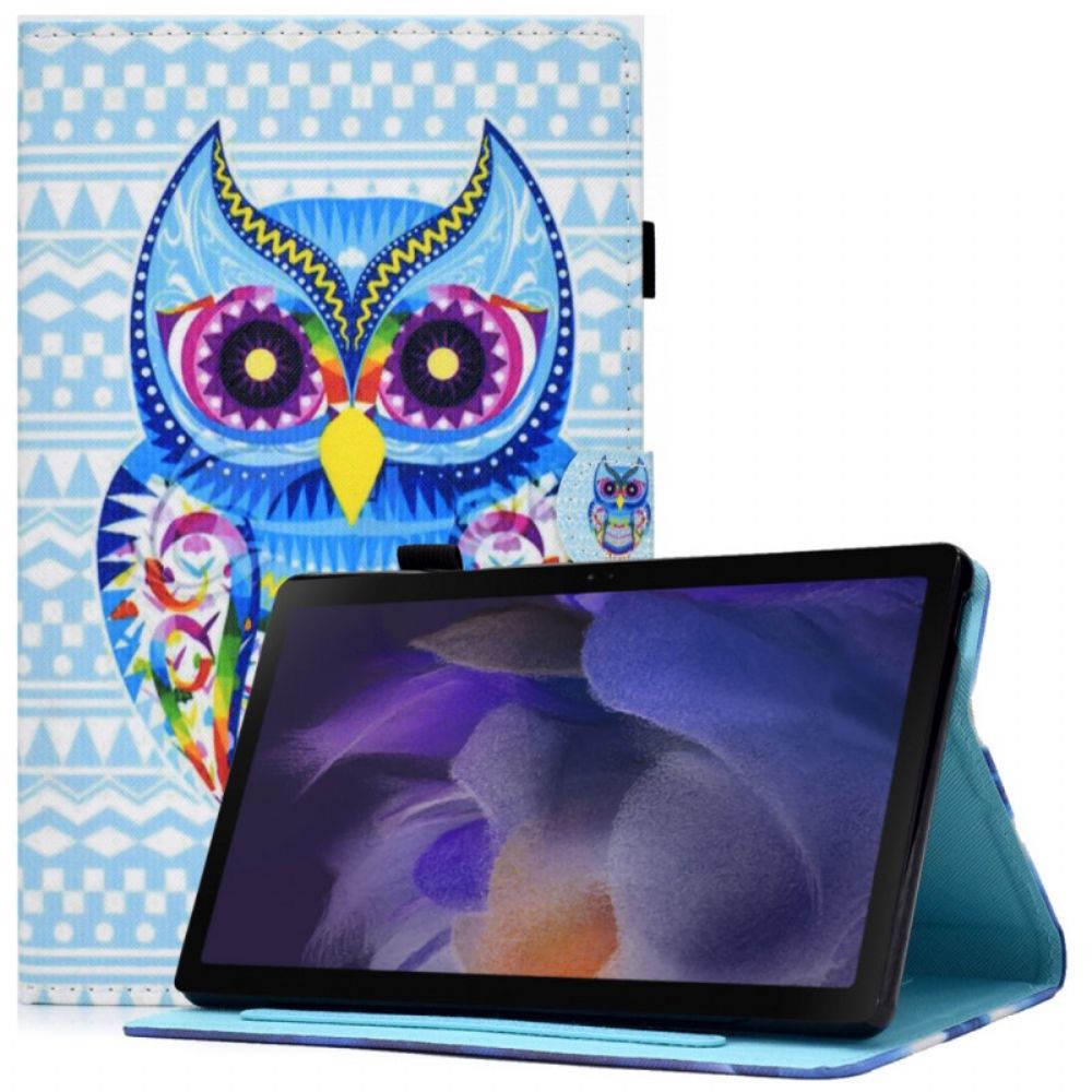 Lederhüllen Für Samsung Galaxy Tab A8 Eule
