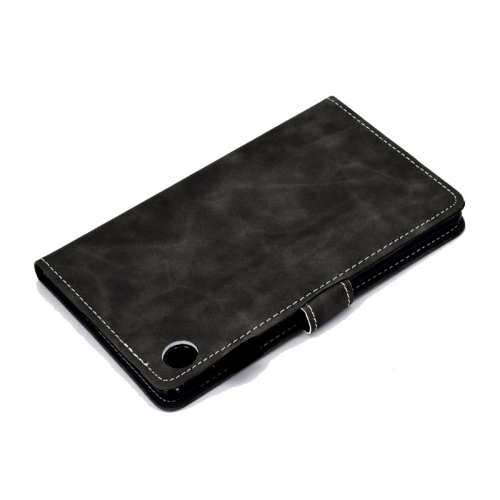 Lederhüllen Für Samsung Galaxy Tab A8 Ledereffekt Im Vintage-design