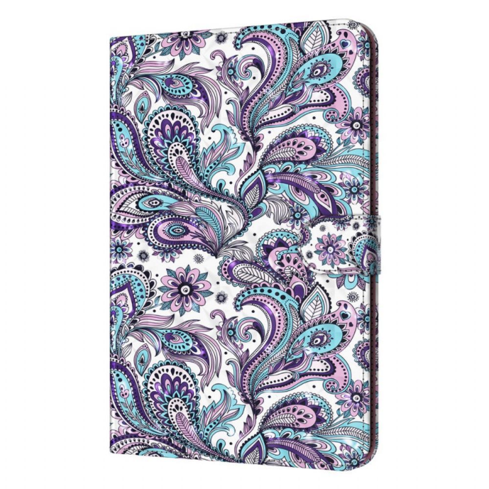Lederhüllen Für Samsung Galaxy Tab A8 Paisley-muster