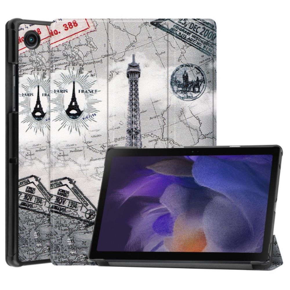 Schutzhülle Für Samsung Galaxy Tab A8 Verstärkter Retro-eiffelturm
