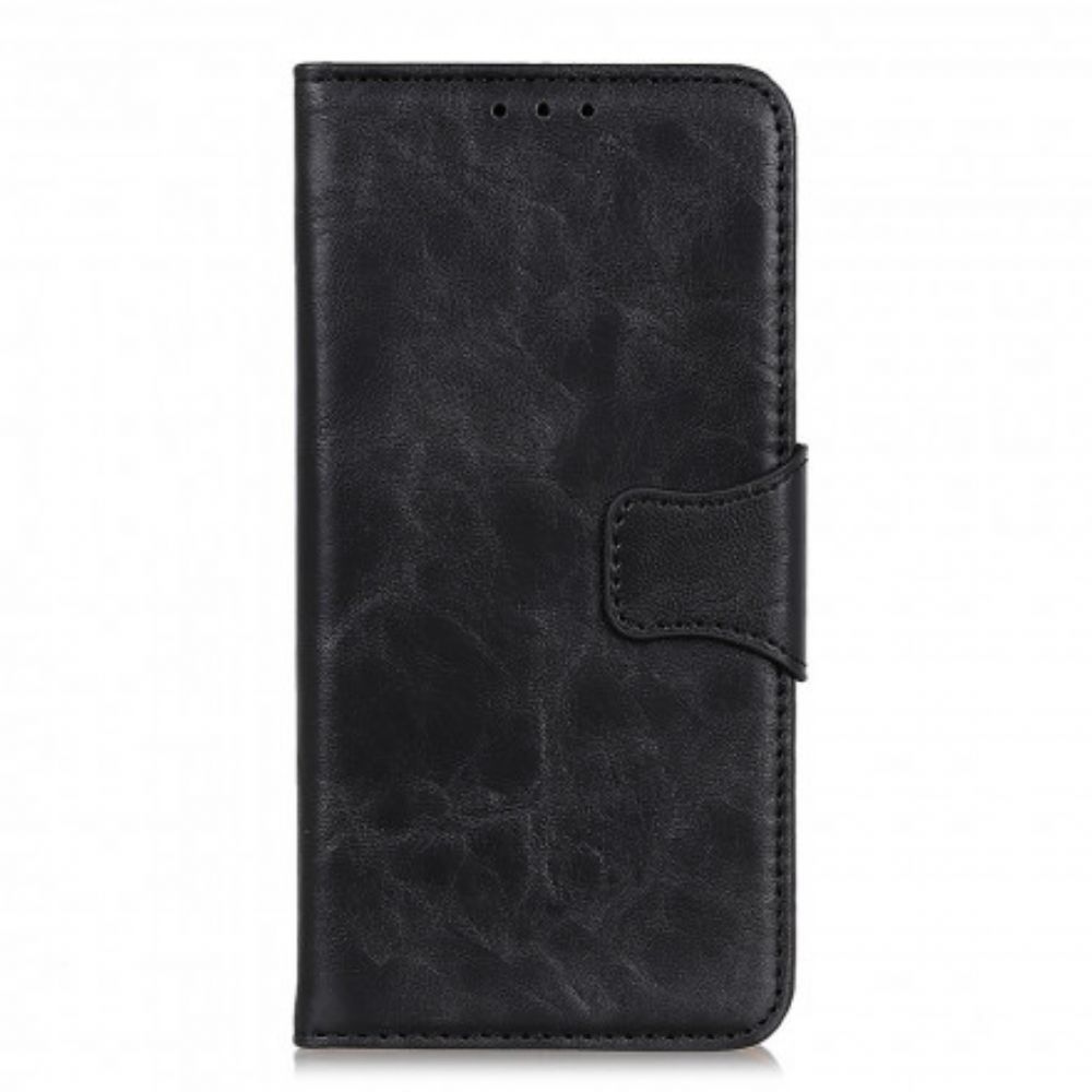 Flip Case Für Xiaomi Mi Note 10 Lite Wendeverschluss Aus Spaltleder