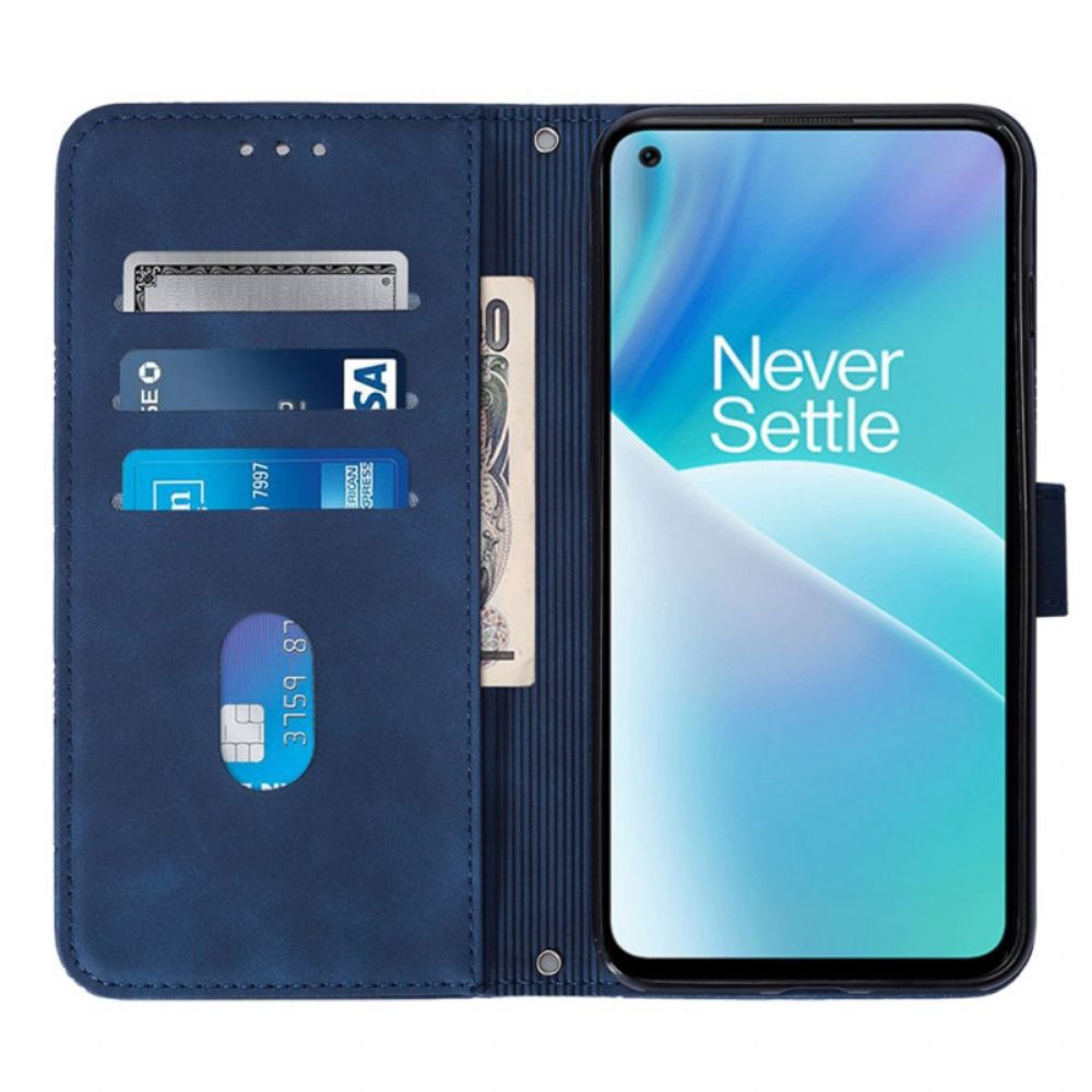 Flip Case Für OnePlus Nord 2T 5G Schulterdreiecke