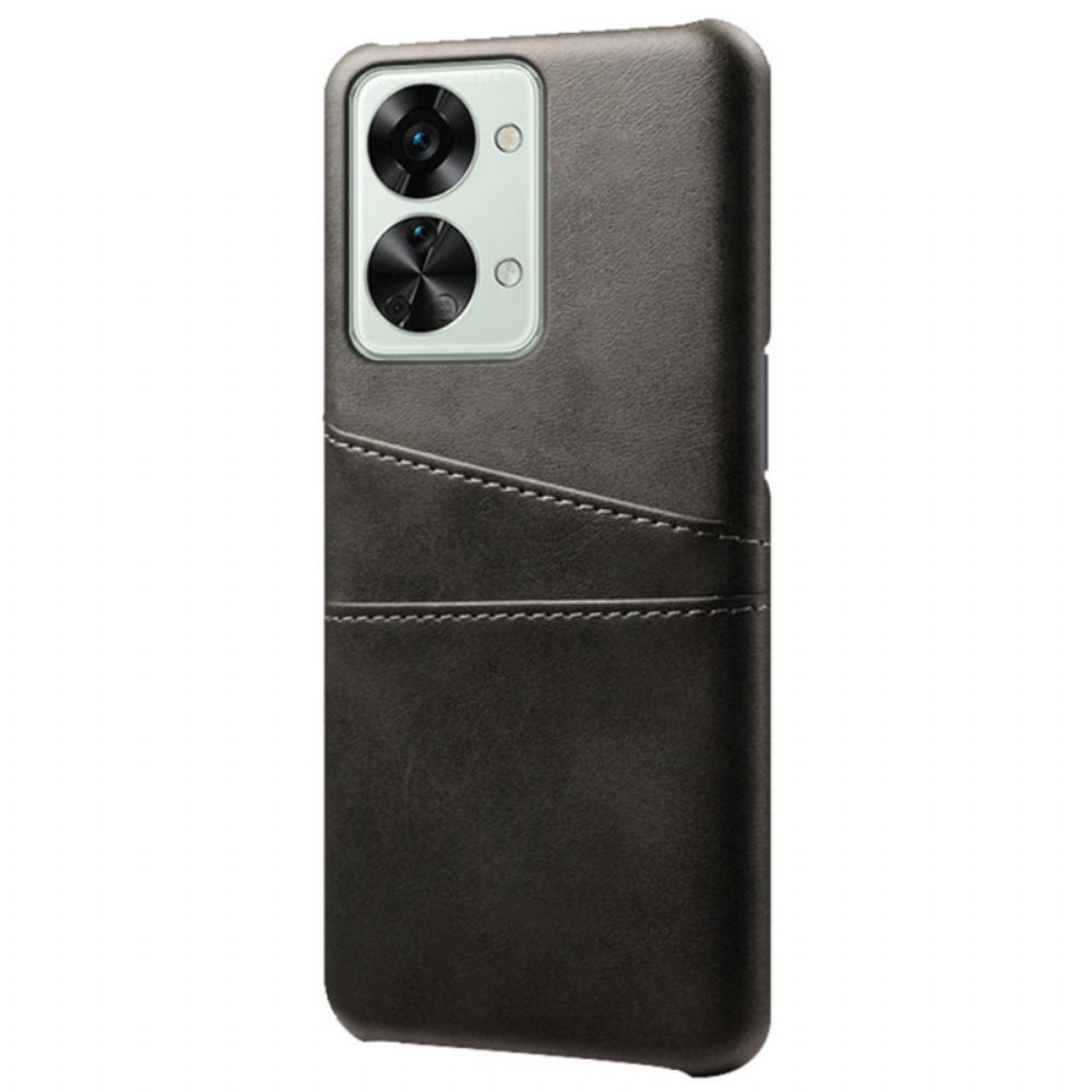 Hülle Für OnePlus Nord 2T 5G Kunstleder Und Starrer Kunststoff