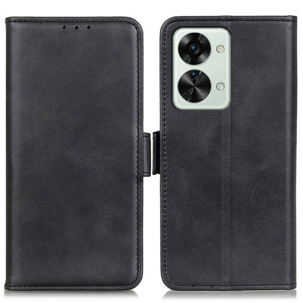 Lederhüllen Für OnePlus Nord 2T 5G Doppelverschluss