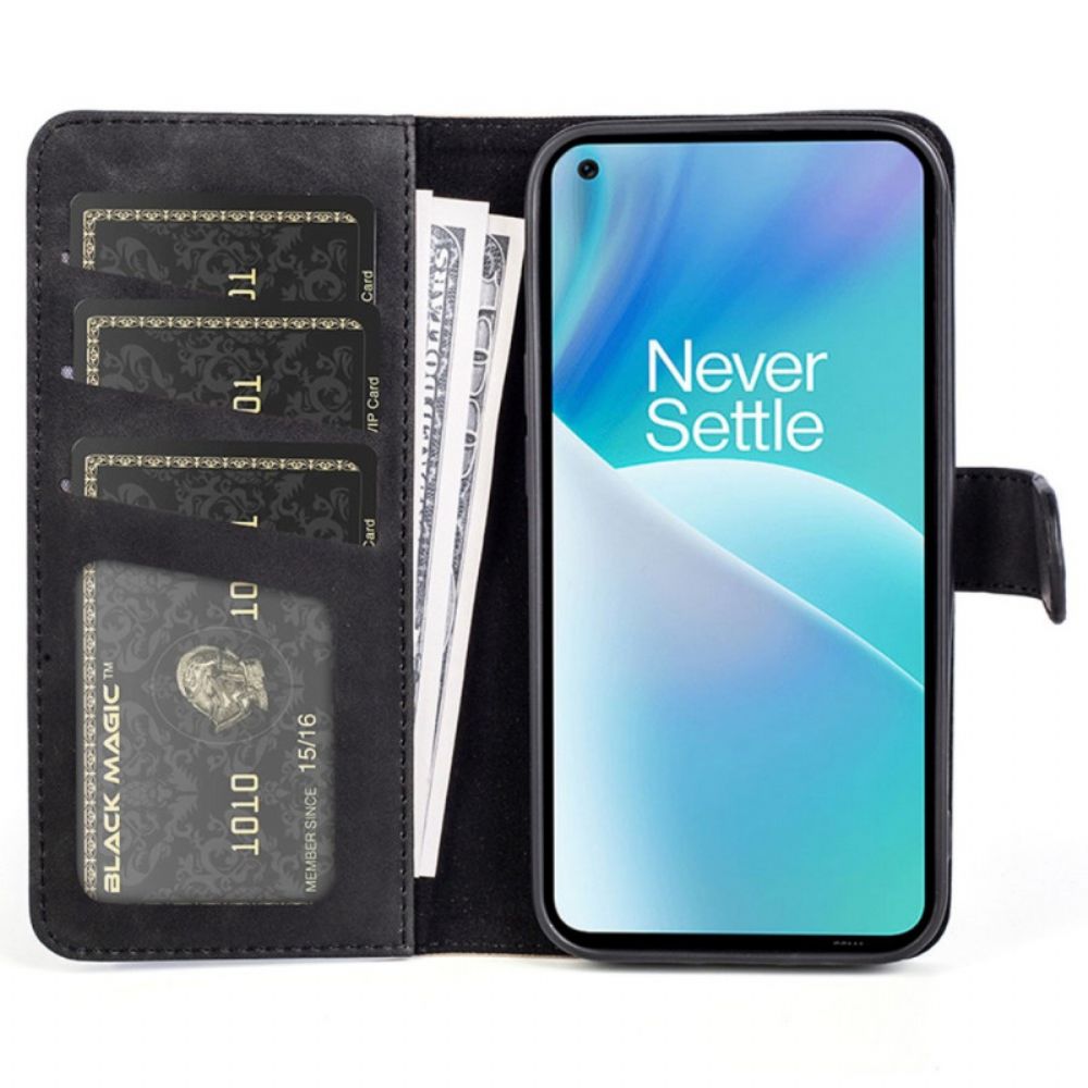 Lederhüllen Für OnePlus Nord 2T 5G Grafikmuster