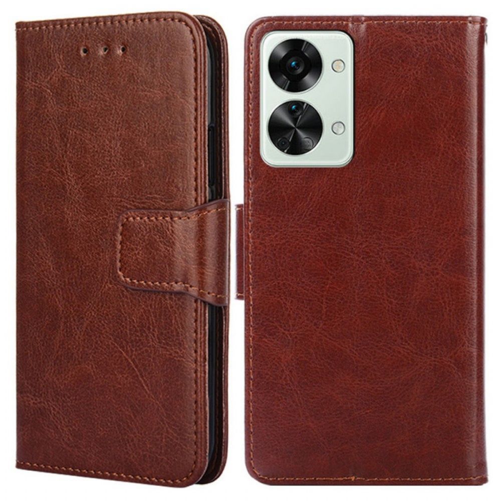 Lederhüllen Für OnePlus Nord 2T 5G Vintage Kunstleder