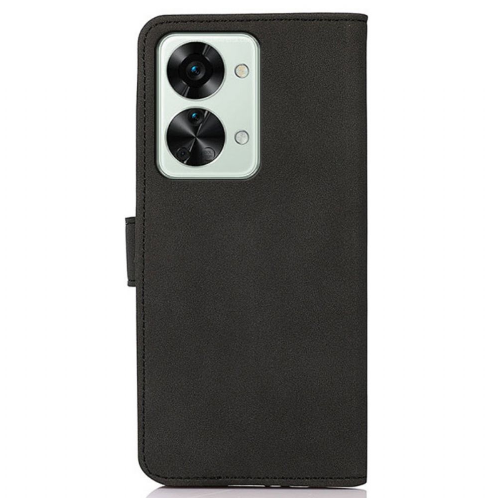 Lederhüllen Für OnePlus Nord 2T 5G Vintage Kunstleder Khazneh